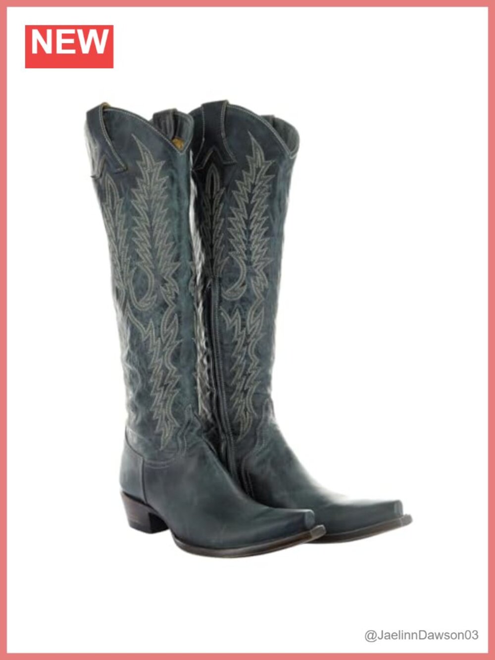 Old Gringo Mayra Leather Cowboy Boots 18" Shaft Snip Toe Zip Western